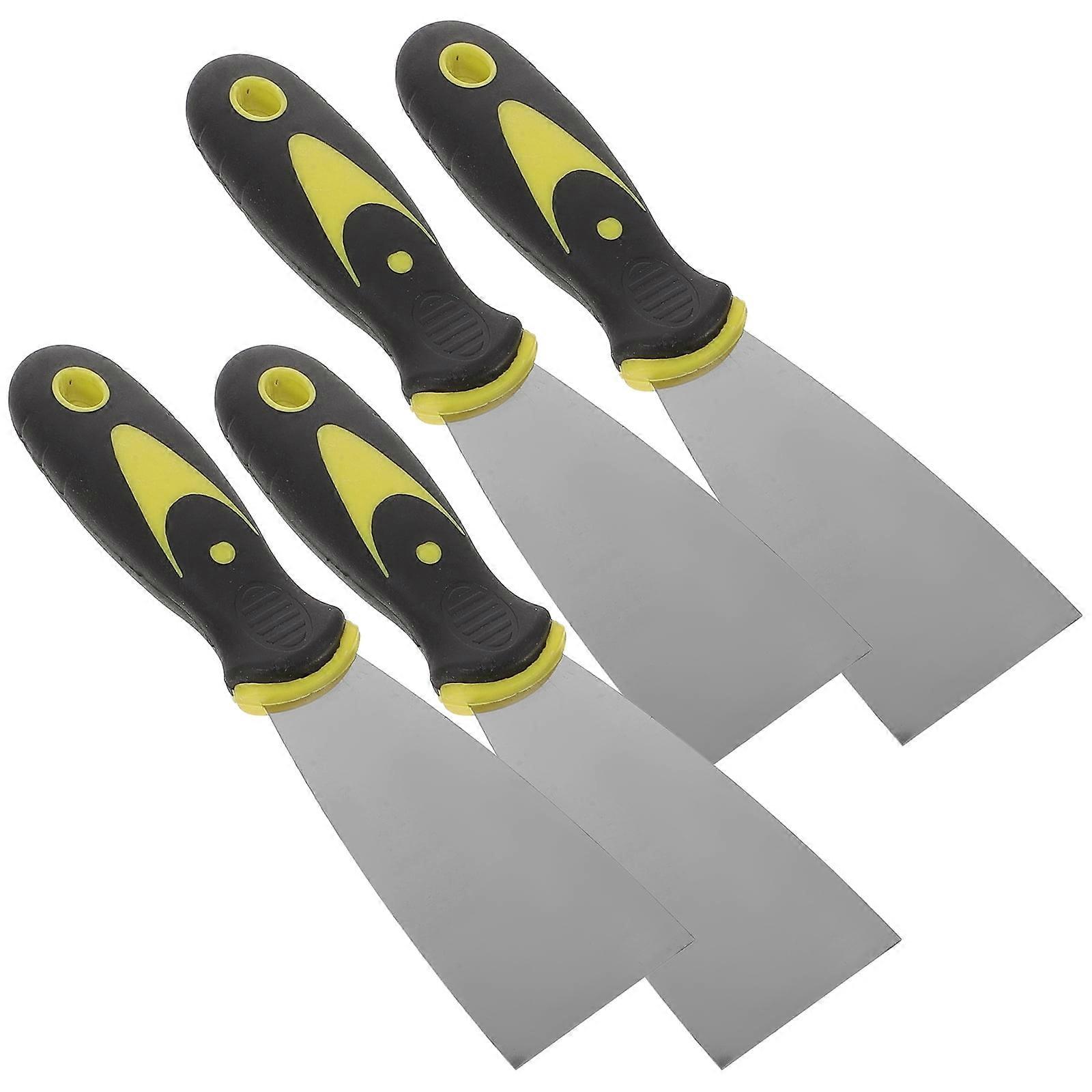 YULIJU 4pcs Paint Scraper Tool 2 Inch Paint Scraper Tool Wall Covering Spatula Tool