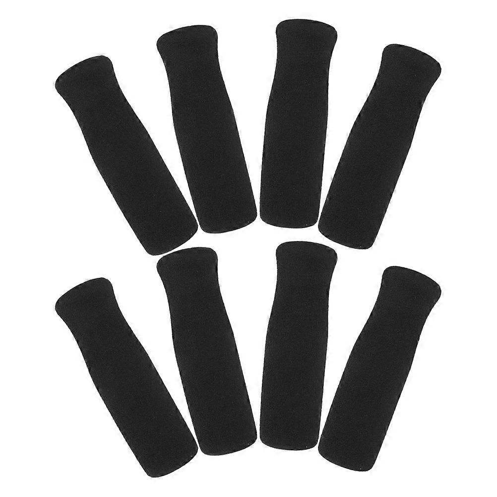 Comfortable Foam Crutch Handle Grip Replacement for Crutch 8Pcs Black Covers
