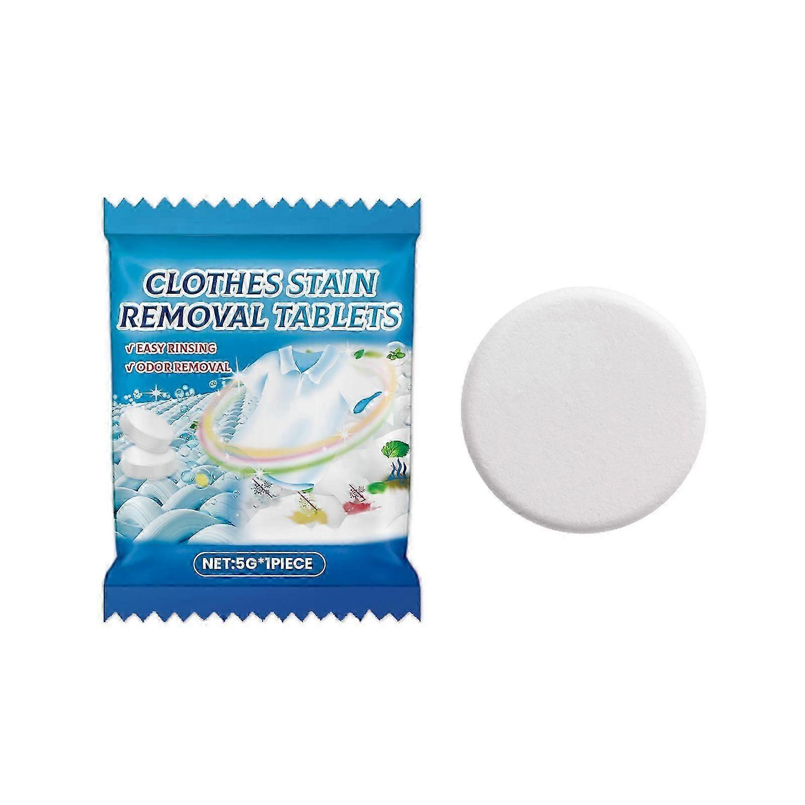 Clothes Stain Removal Tablets contain disodium EDTA, sodium bicarbonate, lauryl ether 7