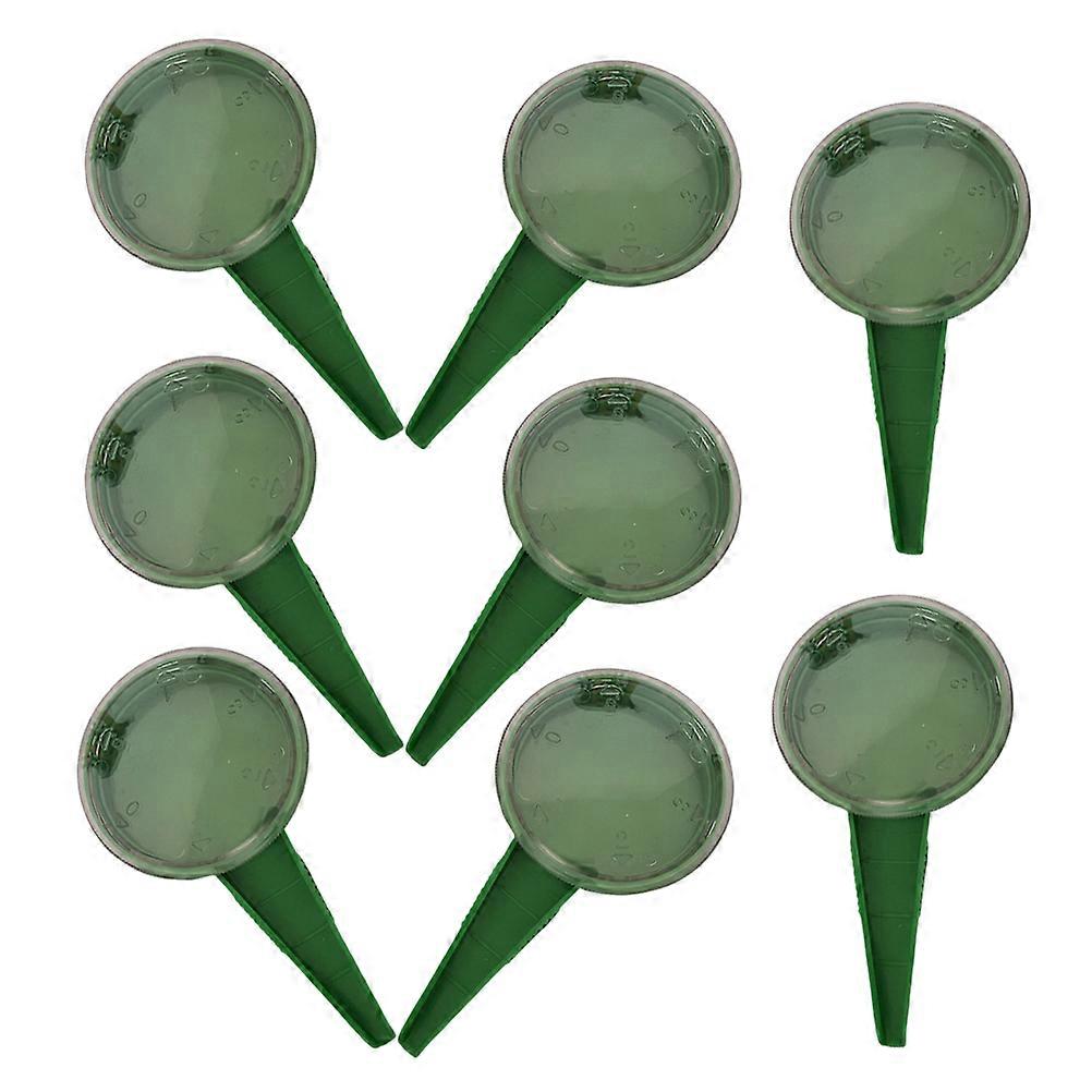 8Pcs Handheld Seeder Tool for Gardening Use Green Seeder with 5 Adjustable Settings