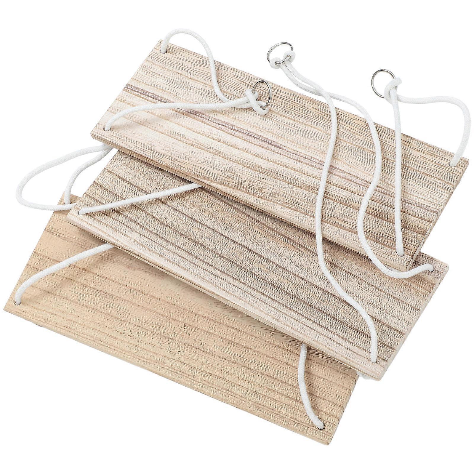 Walls Hanging Wall Shelf for Display 1Set Wood Floating Shelves Rope Design