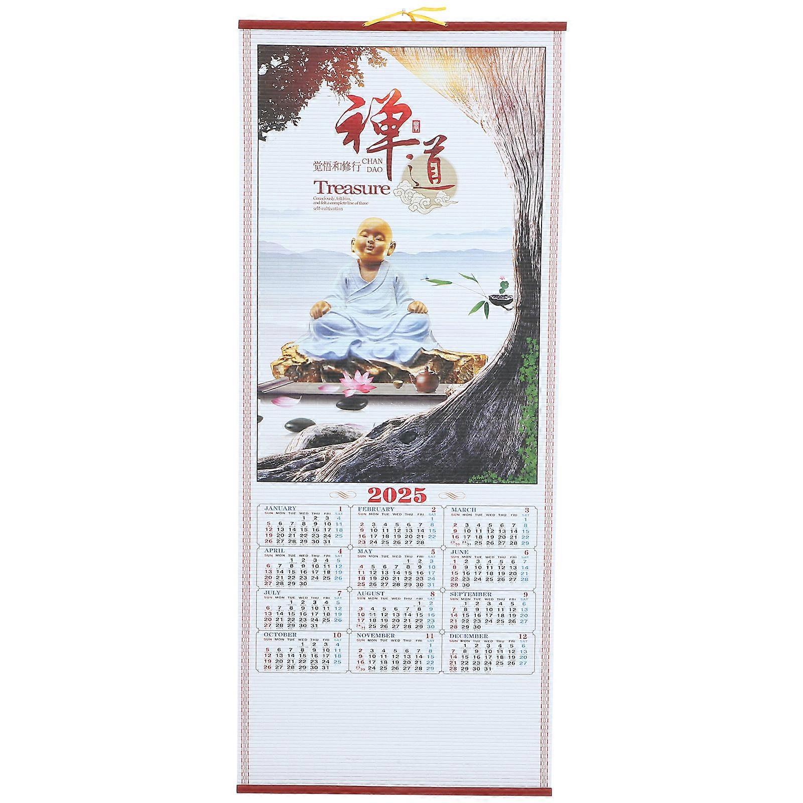 Delicate Hanging Calendar for Home Use with Clear Printing and Multifunctional Design 2025 Paper