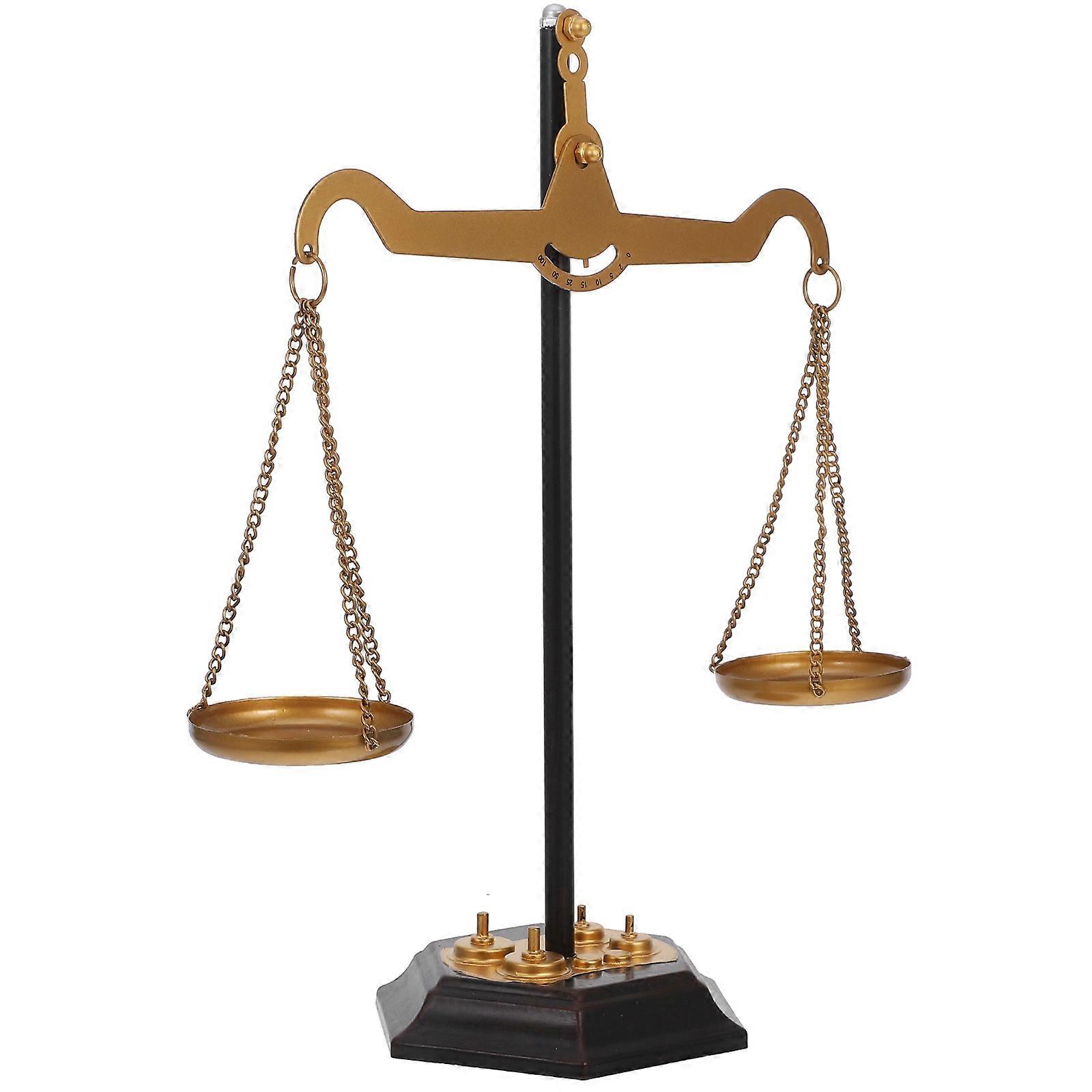 Metal Balance Scale Decor for Farmhouse Display