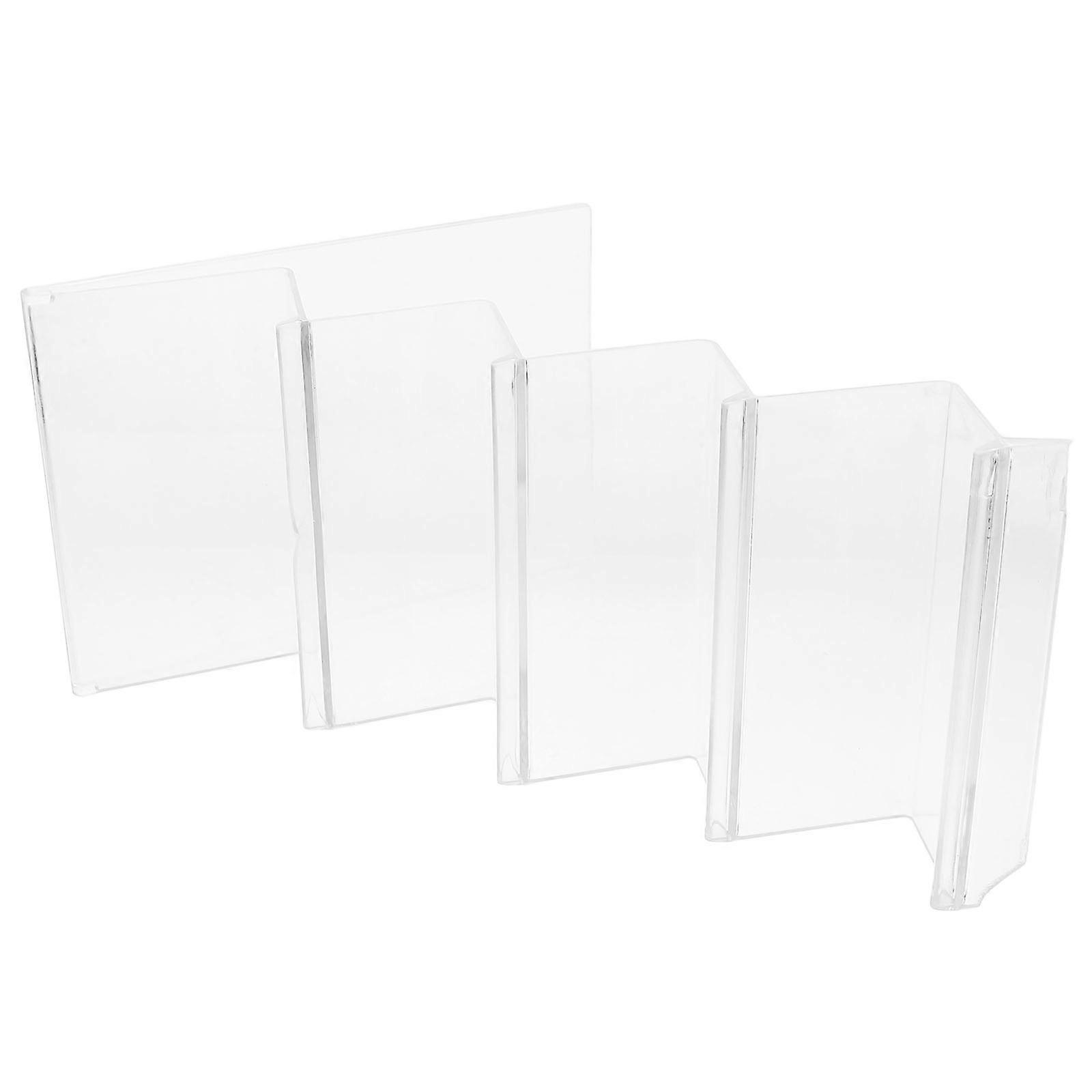 Acrylic Wallet Display Stand for Practical Purse Storage 4-Tier Organizer