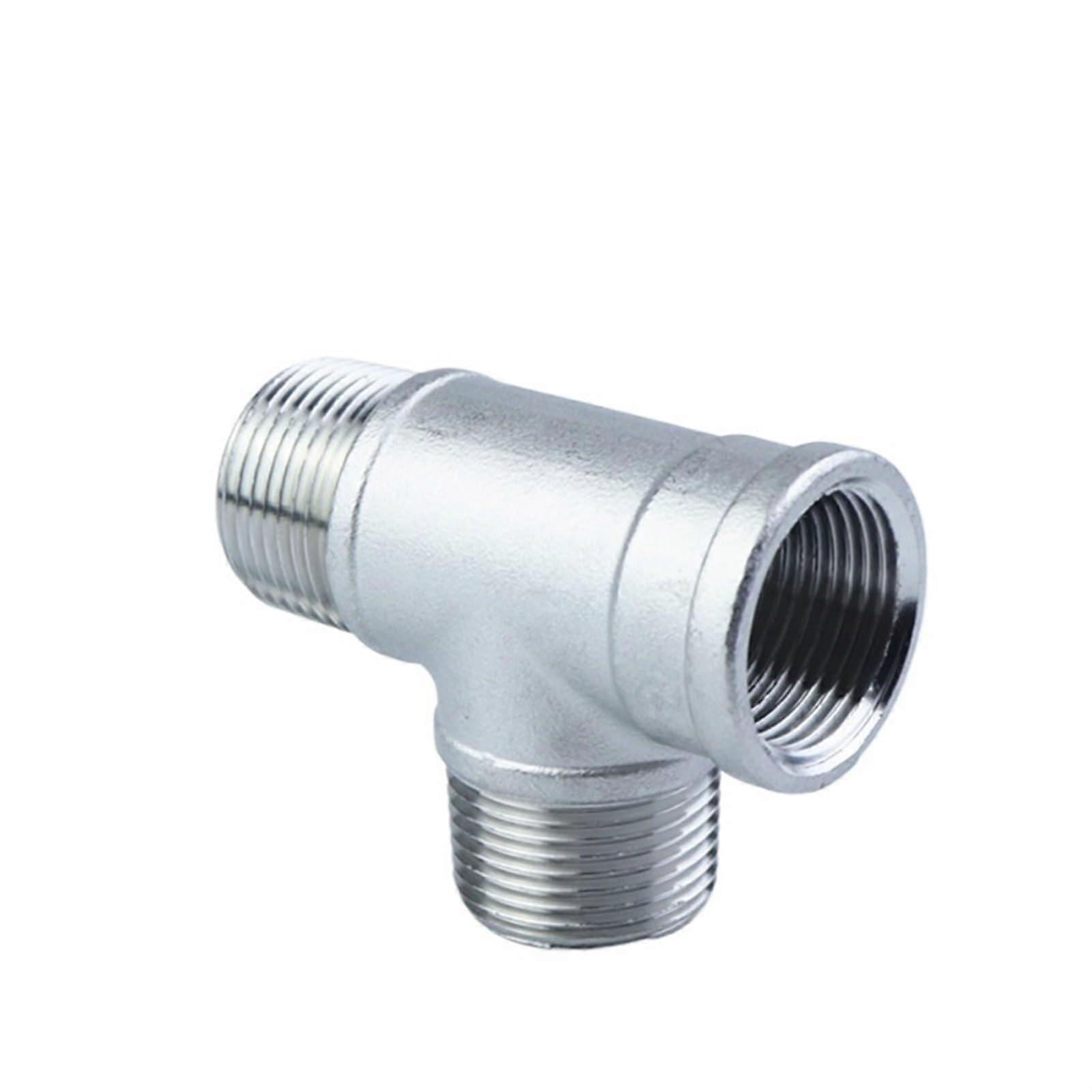MaleMaleFemale Threaded 3Way Tee Pipe Fitting, BSP Stainless Steel, 1/411/2 In Sizes, For Pipe Joints