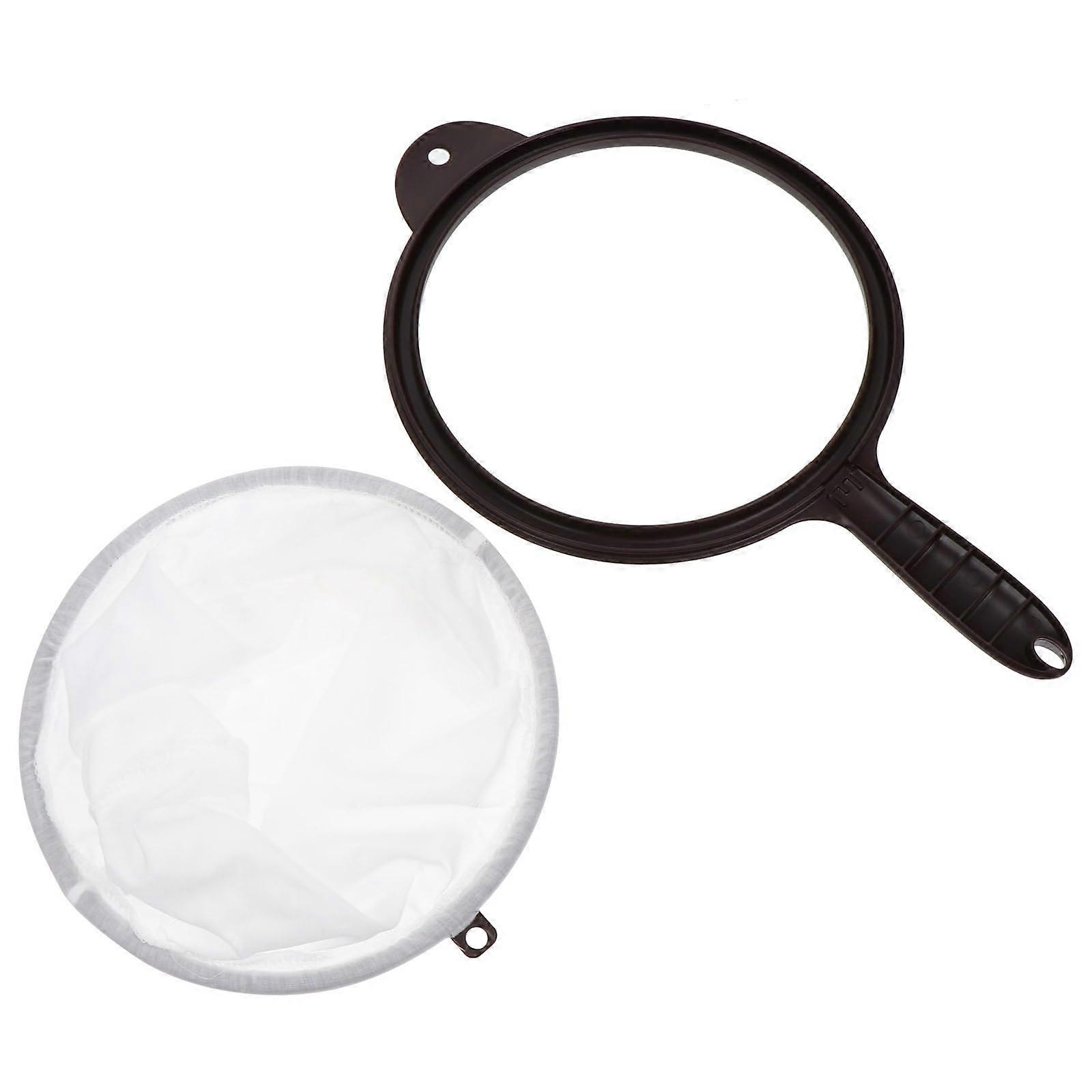 Reusable Fine Mesh Tea Strainer Bag Large 31.5cm with Plastic Ring for Coffee and Milk Tea Brewing