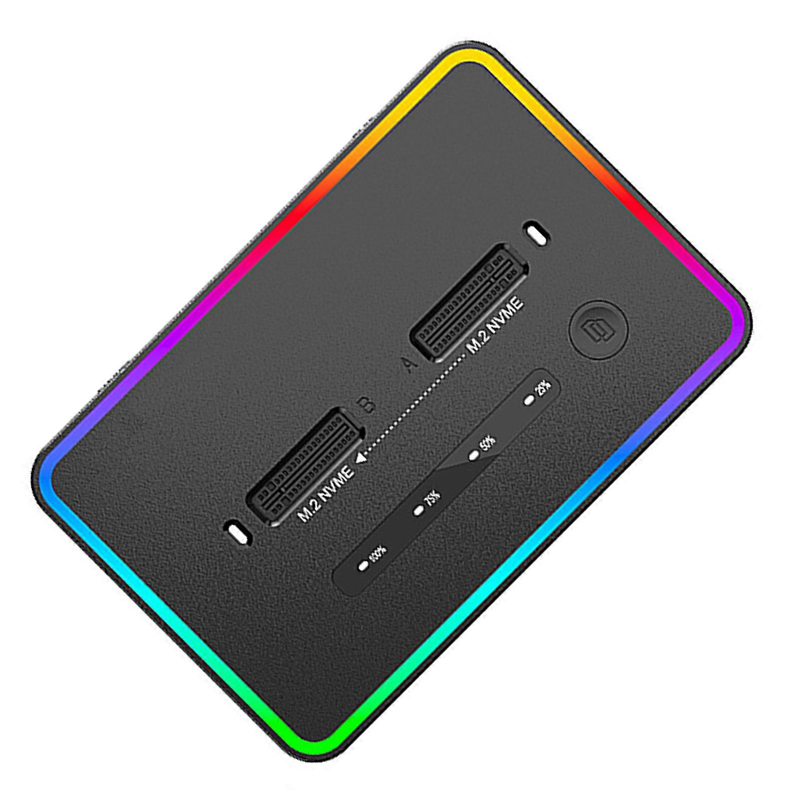 Efficient M.2 NVME Solid Disk Copier Offline Disk Duplication Supporting Various Capacities for Data Migration Backup Multicolor