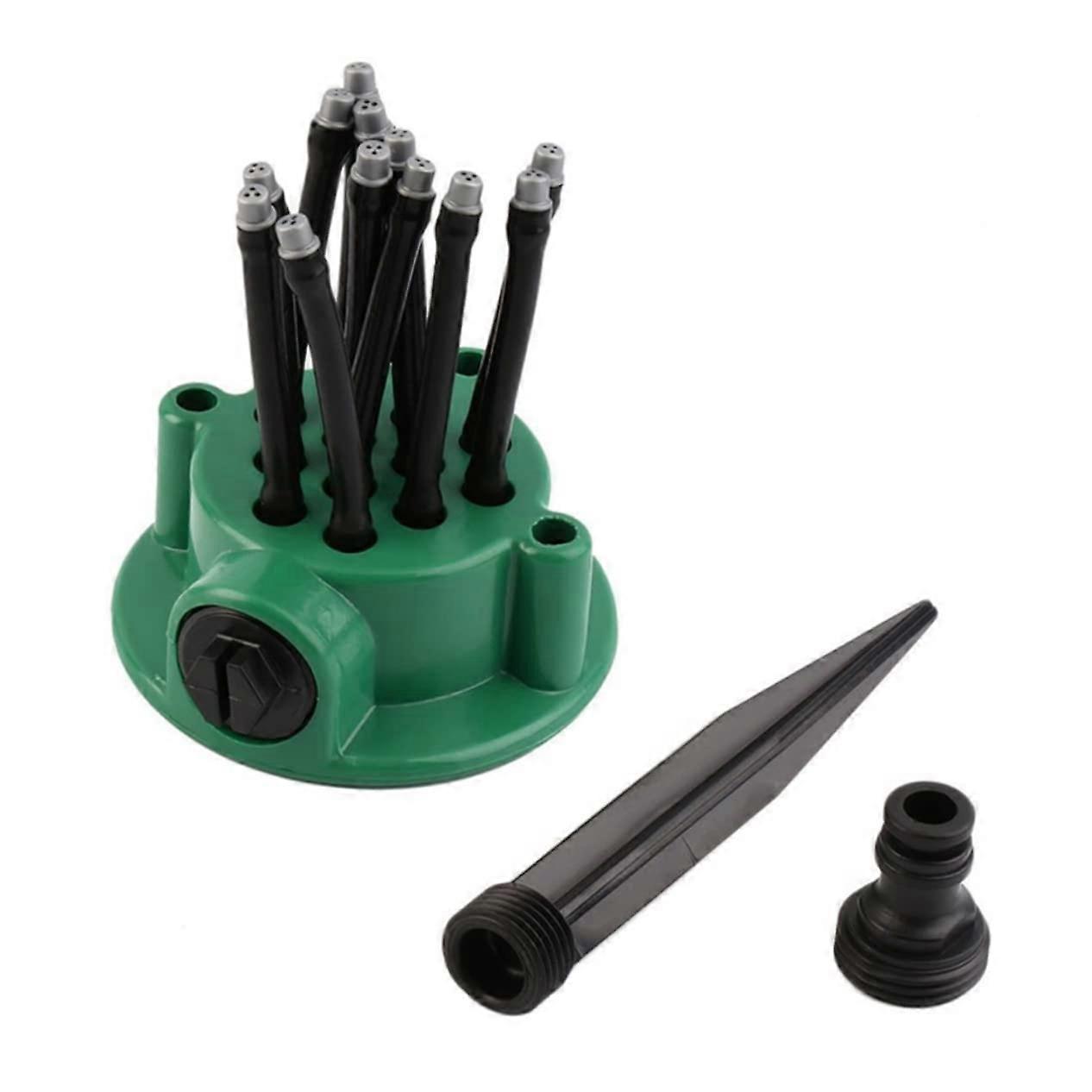 Garden Sprinkler 360 Degree Rotation Adjustable Water Patterns Automatic Lawn Watering System