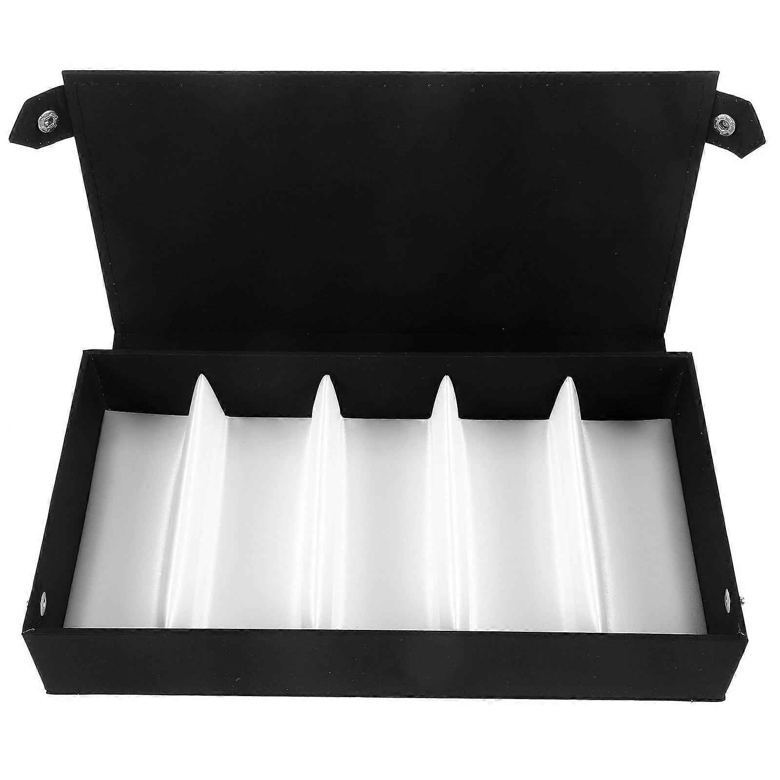 Eyewear Organizer Case Multifunctional Glasses Display Storage Case For Home Decor Black Dustproof 1Set