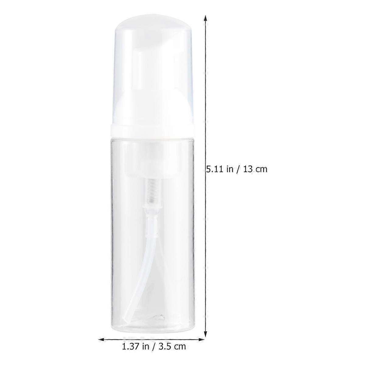 Dispenser Foaming Pump Bottle for Storage Use 4Pcs Transparent Subpackaging