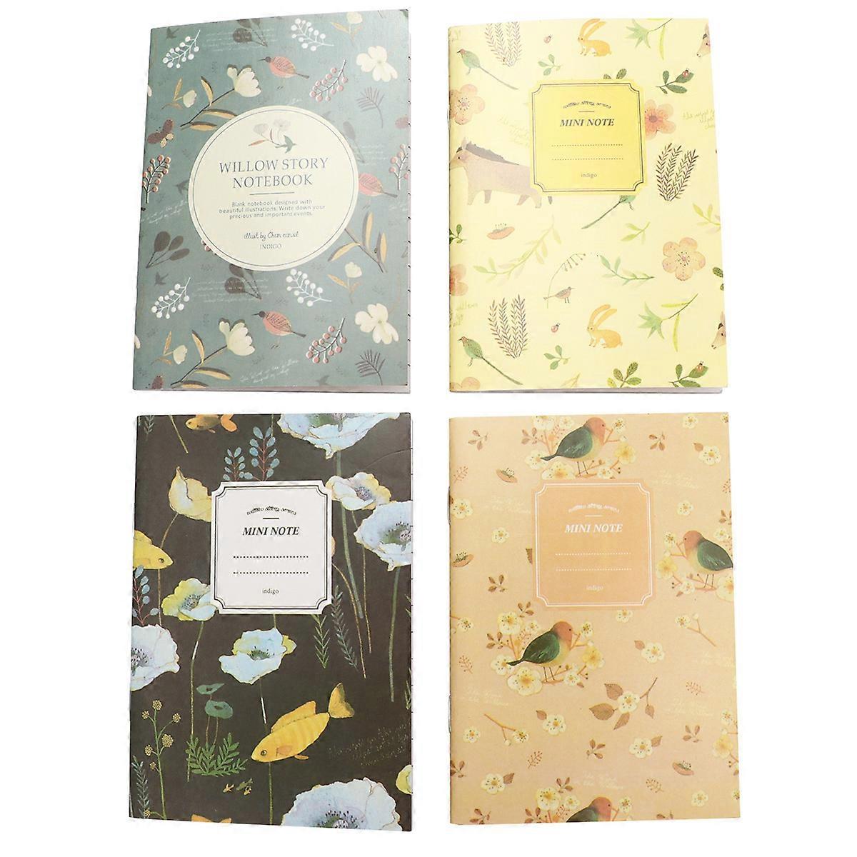 Cute Mini Notebook Eco Friendly Rectangular Mixed Style Students Office 50Pack
