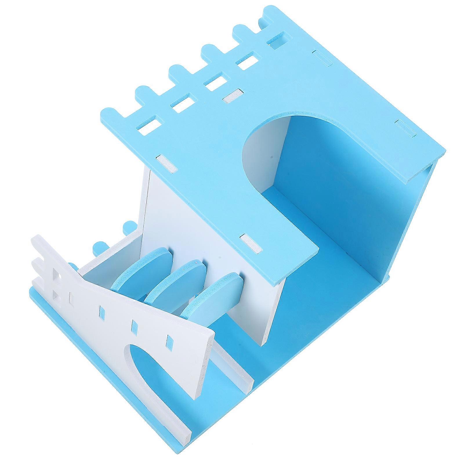 Hamster Hideout House with Ladder Guinea Pig Hideout 2Sets