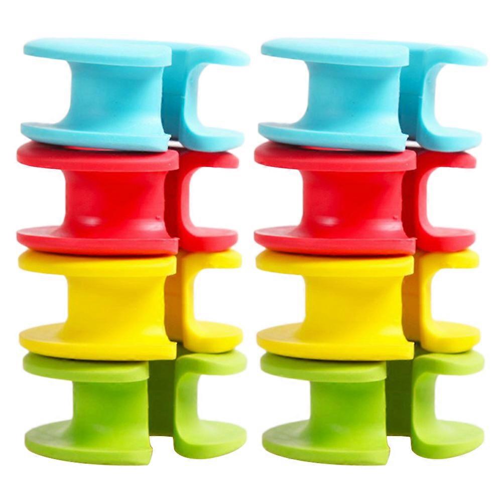 Hotel Hanger Hook for Clothes Securing 15Pcs Assorted Color Windproof Hooks