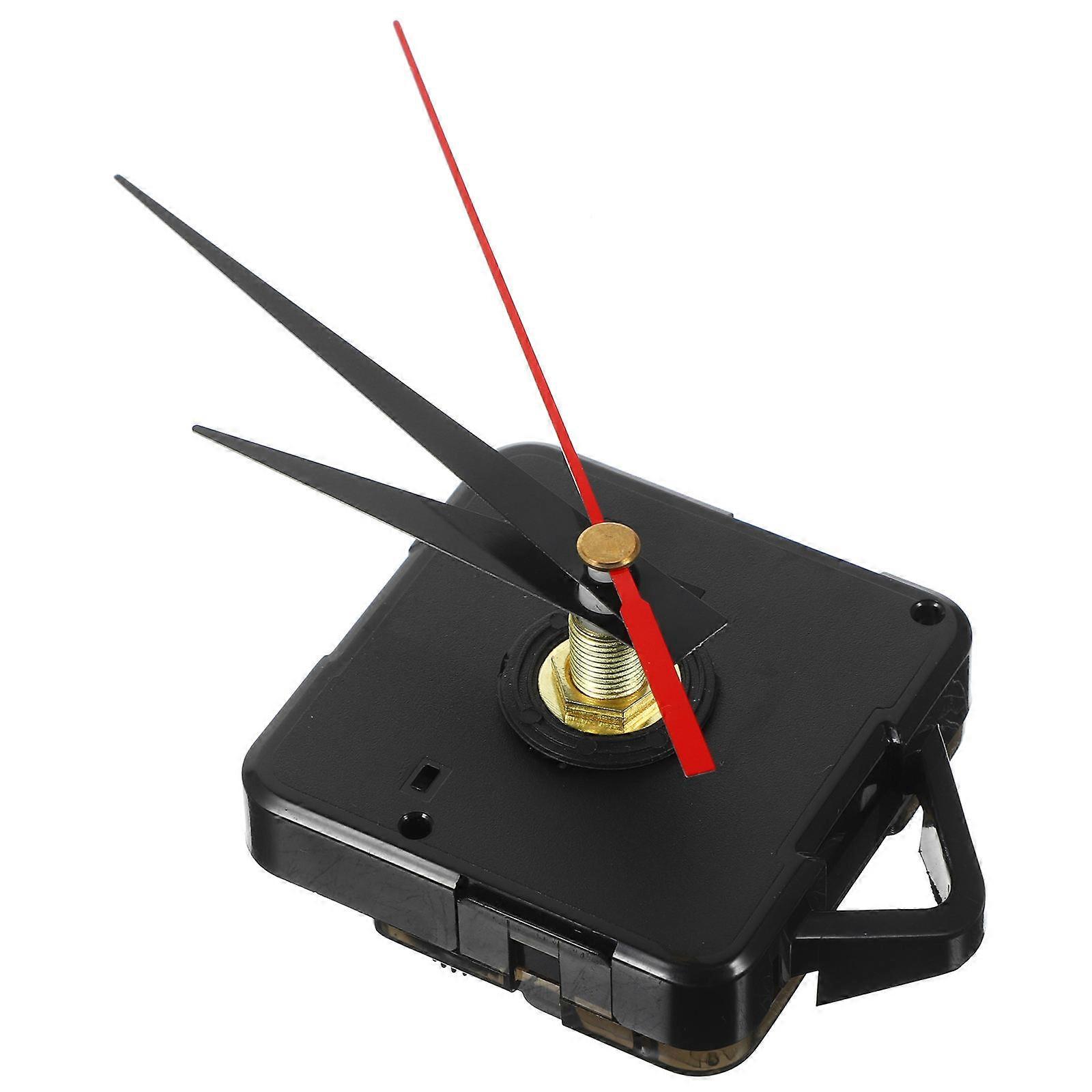Wall Clock Movement Black Plastic DIY Clock Mechanism for Replacement 2Sets