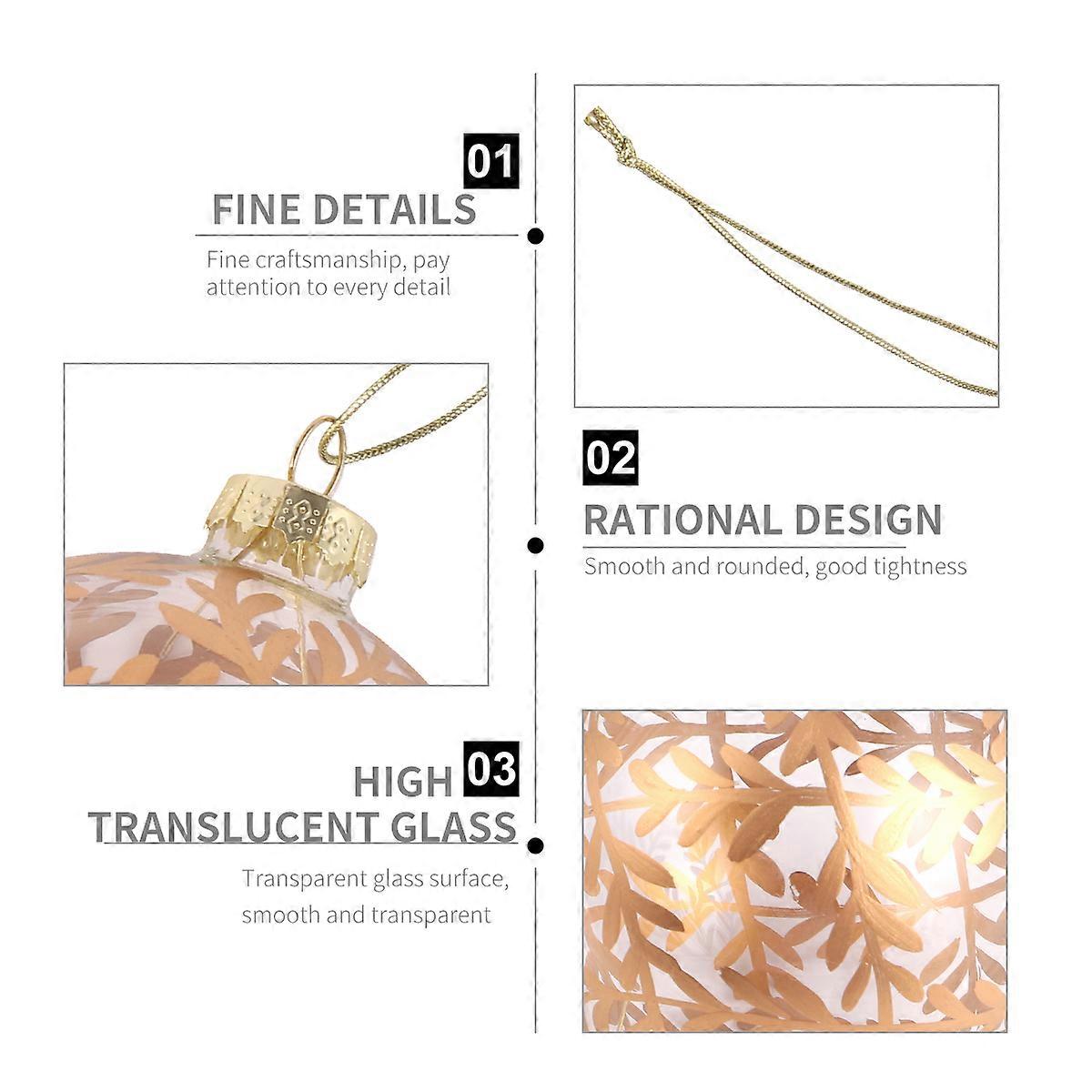 Golden Colored High-Boron Sphere for Decoration 1Pcs