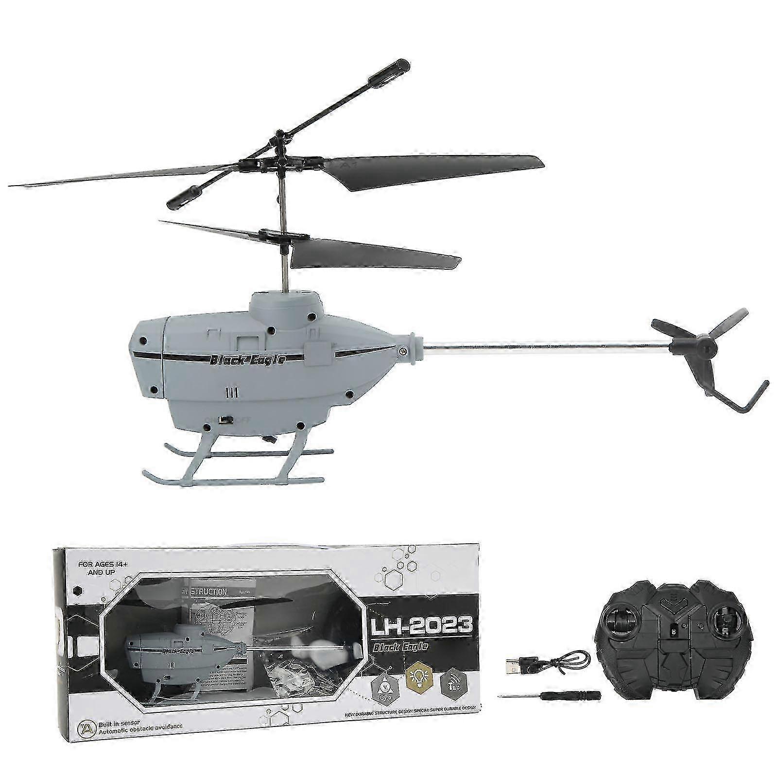 2025 2.5CH RC Helicopter Automatic Obstacle Avoidance Remote Control Airplane Toy with Gyroscope