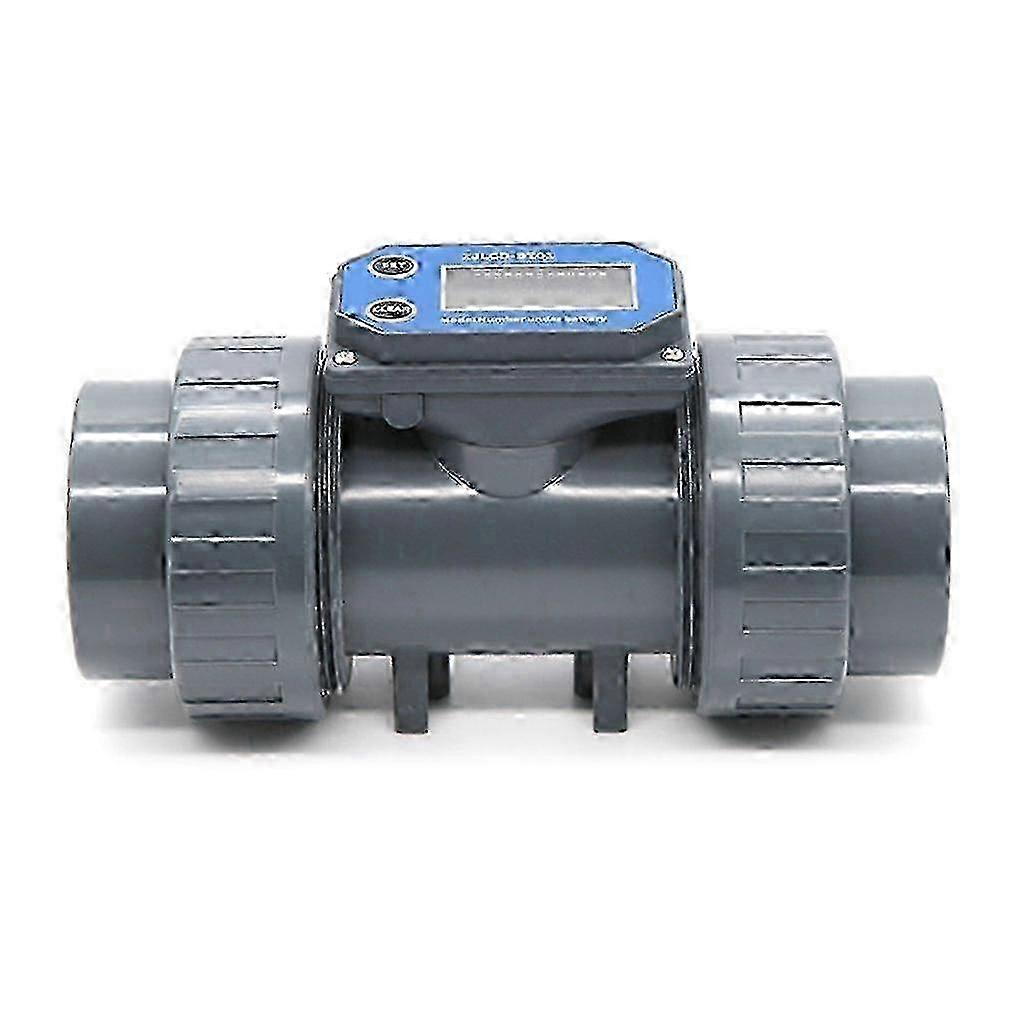 LCD Digital Flowmeter for Water, Compatible with European Systems