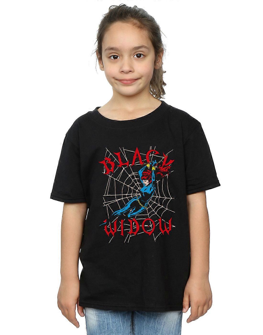Marvel Girls Black Widow Camiseta Web