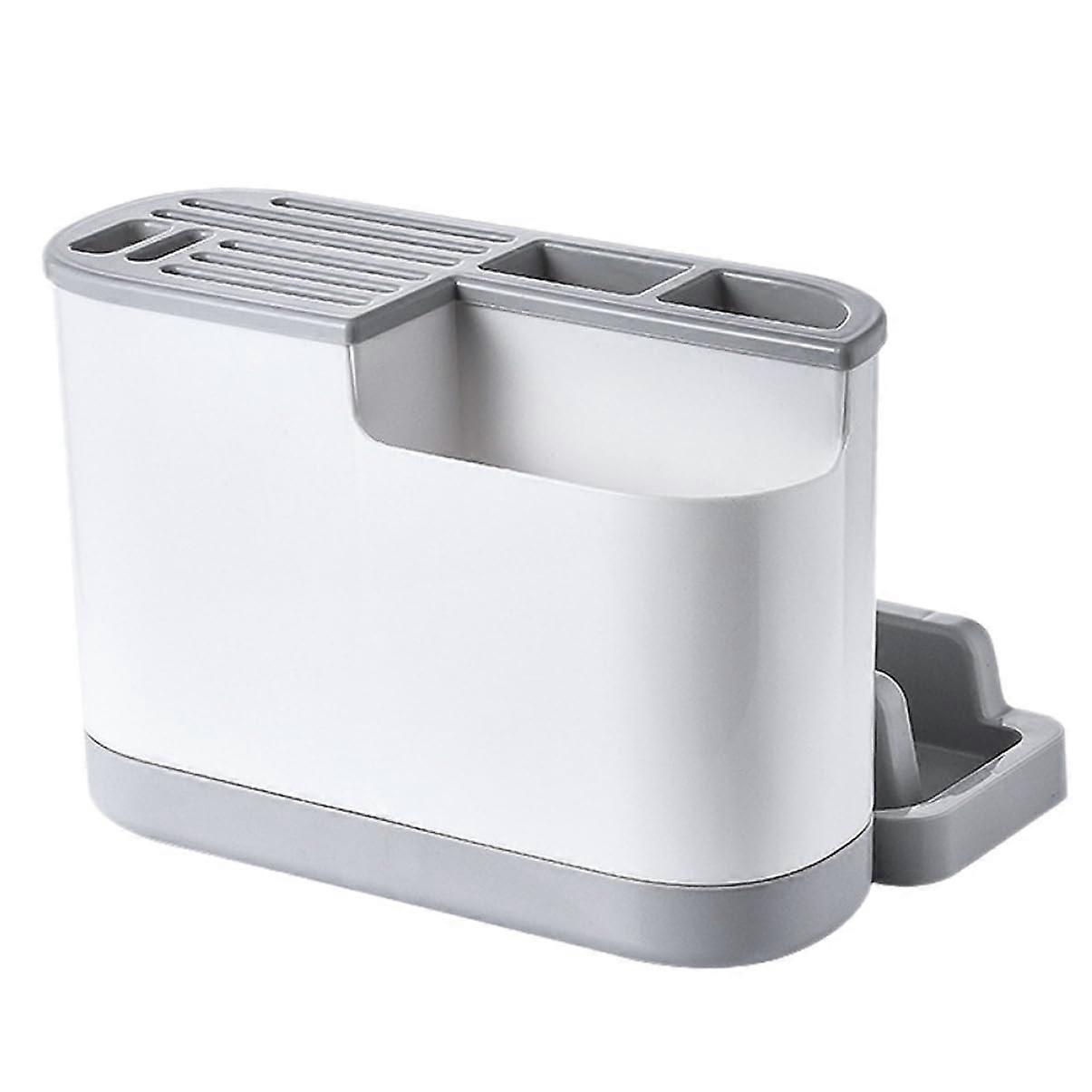 Kitchen Utensil Holder and Knife Storage Rack with Large Capacity, Quick Drying for Sink