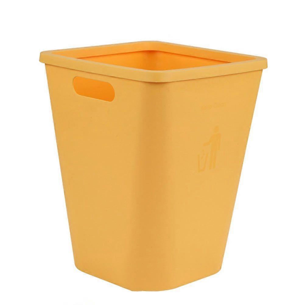1Pc Simple Waste Paper Basket Kitchen Trash Can Household Garbage Container