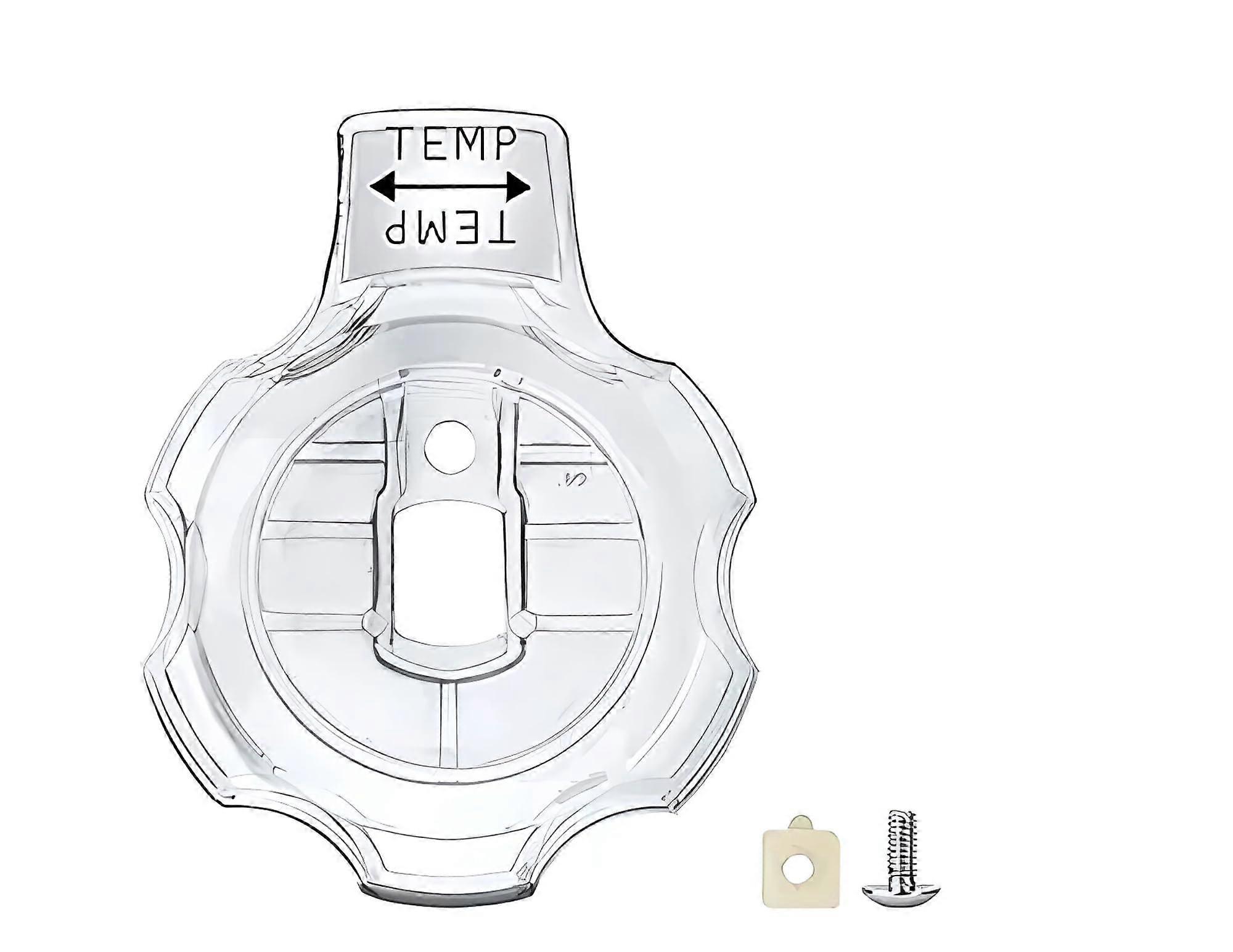 Faucet Handle Replacement Clear Acrylic Lever with Precise Temperature Control for Mixet