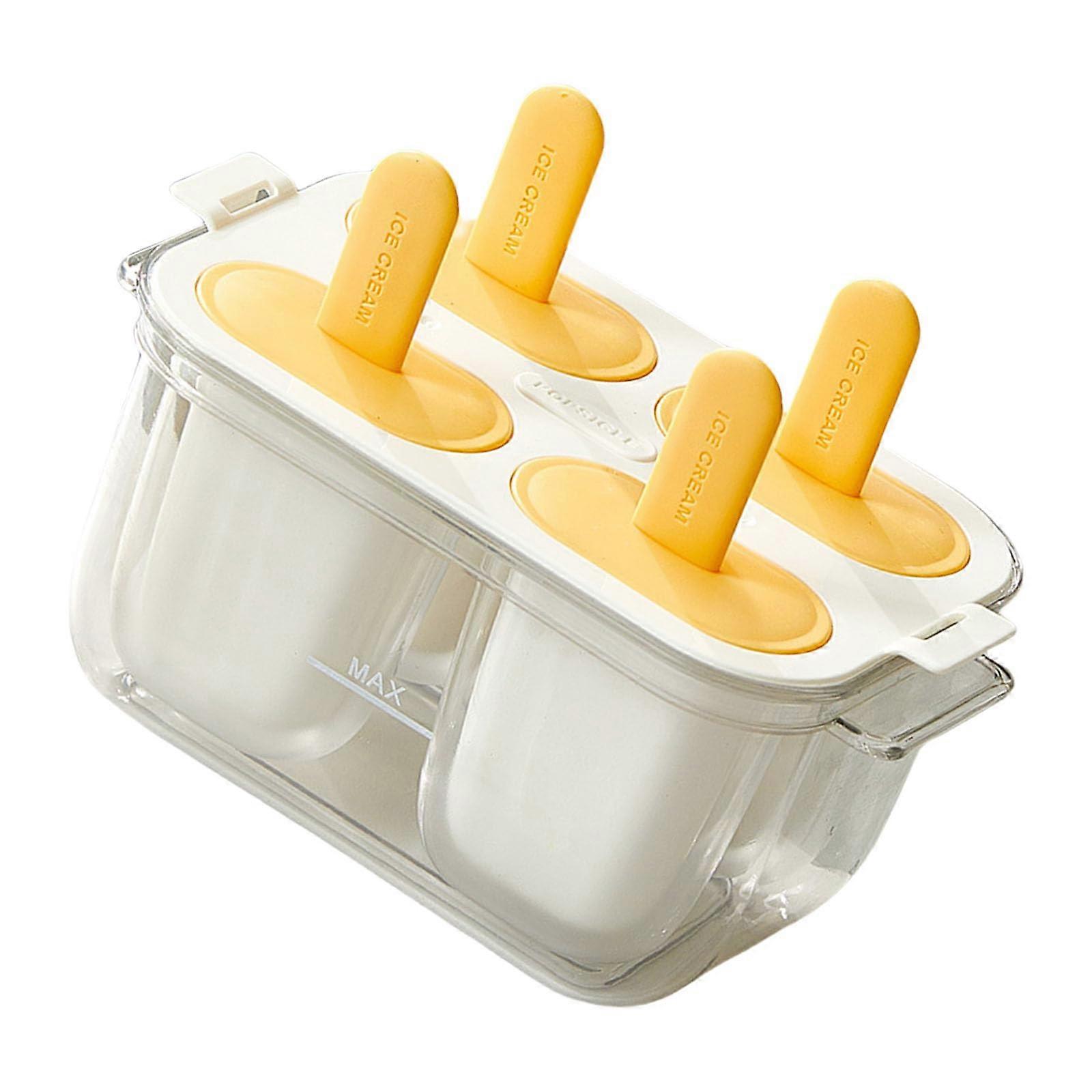 Silicone Popsicle Mold Food Grade Double Layer Ice Cream Maker Reusable Easy Clean for Kitchen
