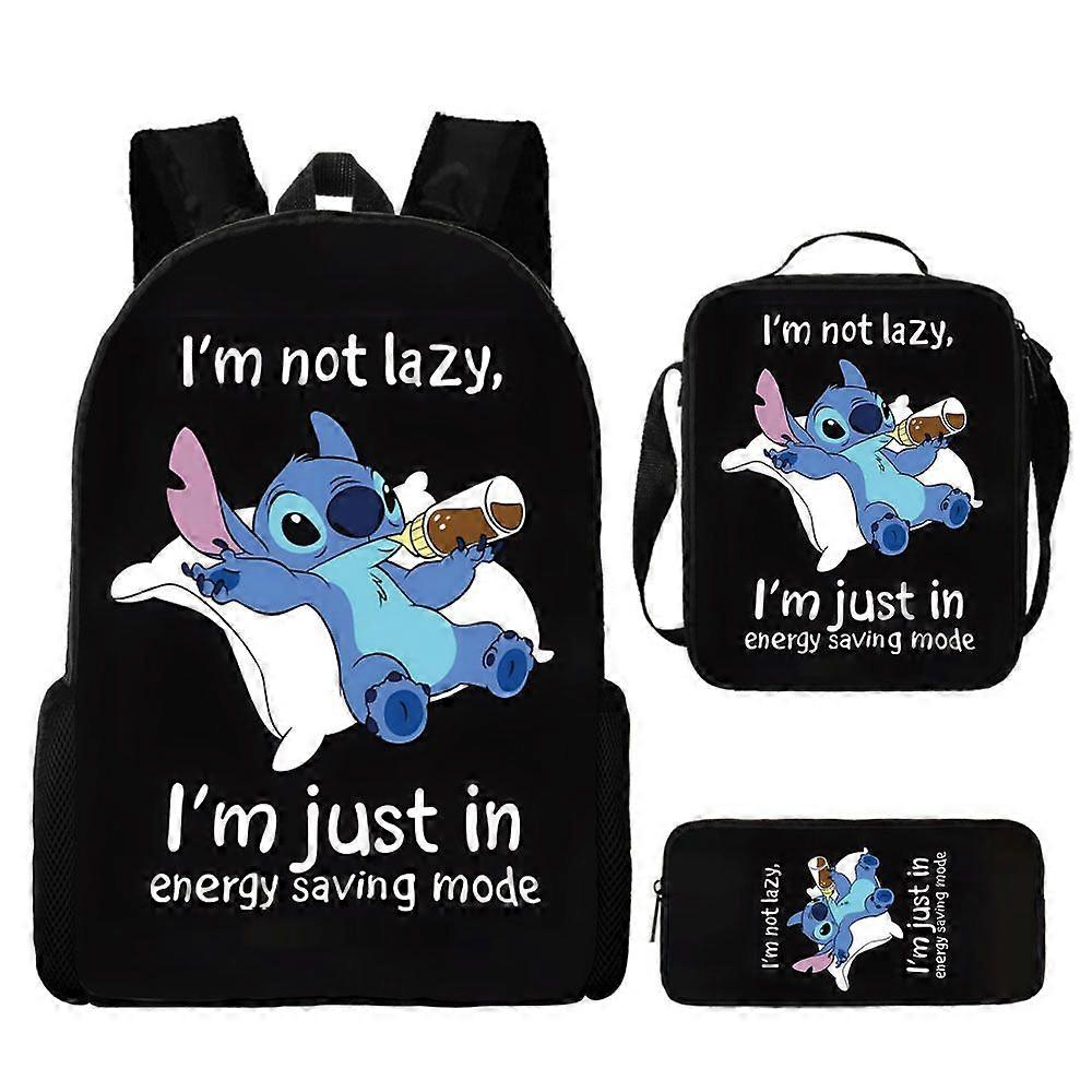 Stitch backpack elementary school cartoon anime case Stitch