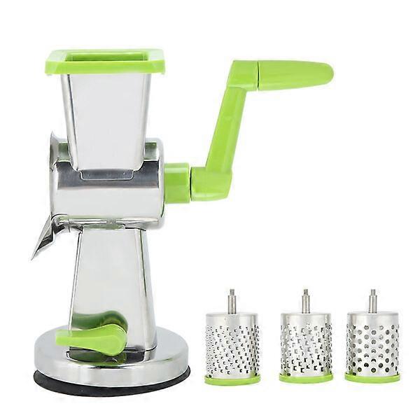 Manual vegetable cutter with replaceable blades household vegetable and fruit shredder