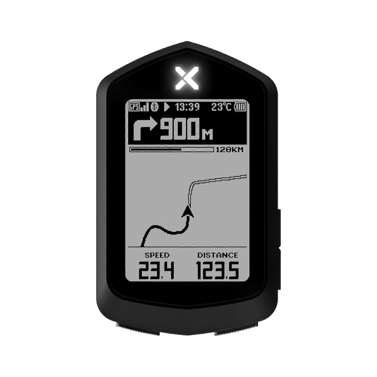 Wireless Bike GPS Computer with Navigation, Waterproof IPX7, Fast USBC Charging, 2.4 Inch Screen