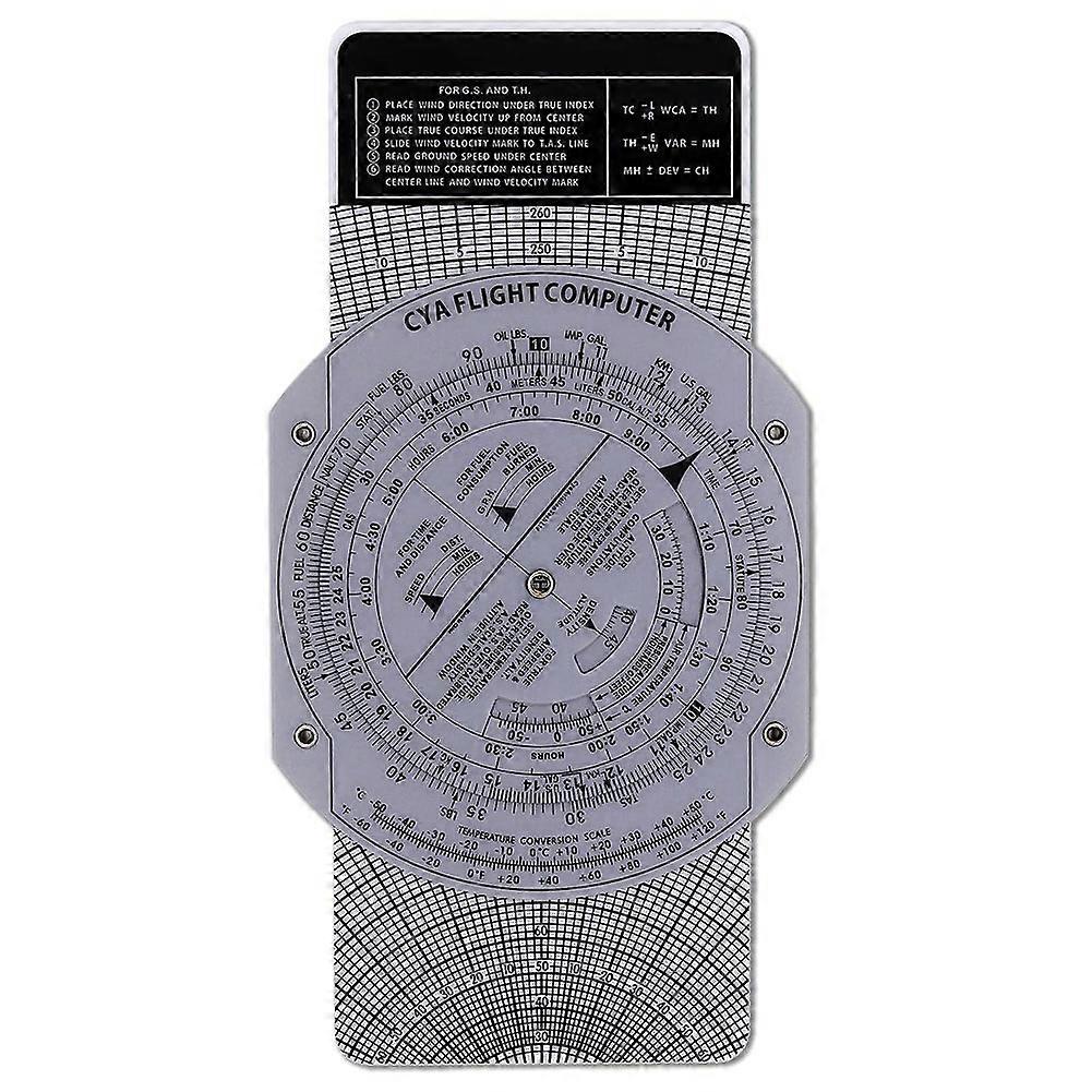 E6B Flight Computer Aviation Plotter Circular Slide Rule Used in Aviation Flight Training Pilot Training, Internships