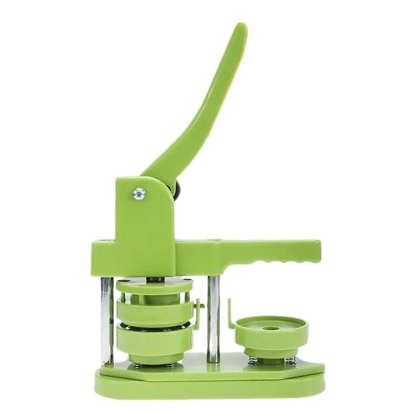 37mm Badge Maker Machine with Magnetic Mold Mount, Fast Accurate Press for DIY Button Making