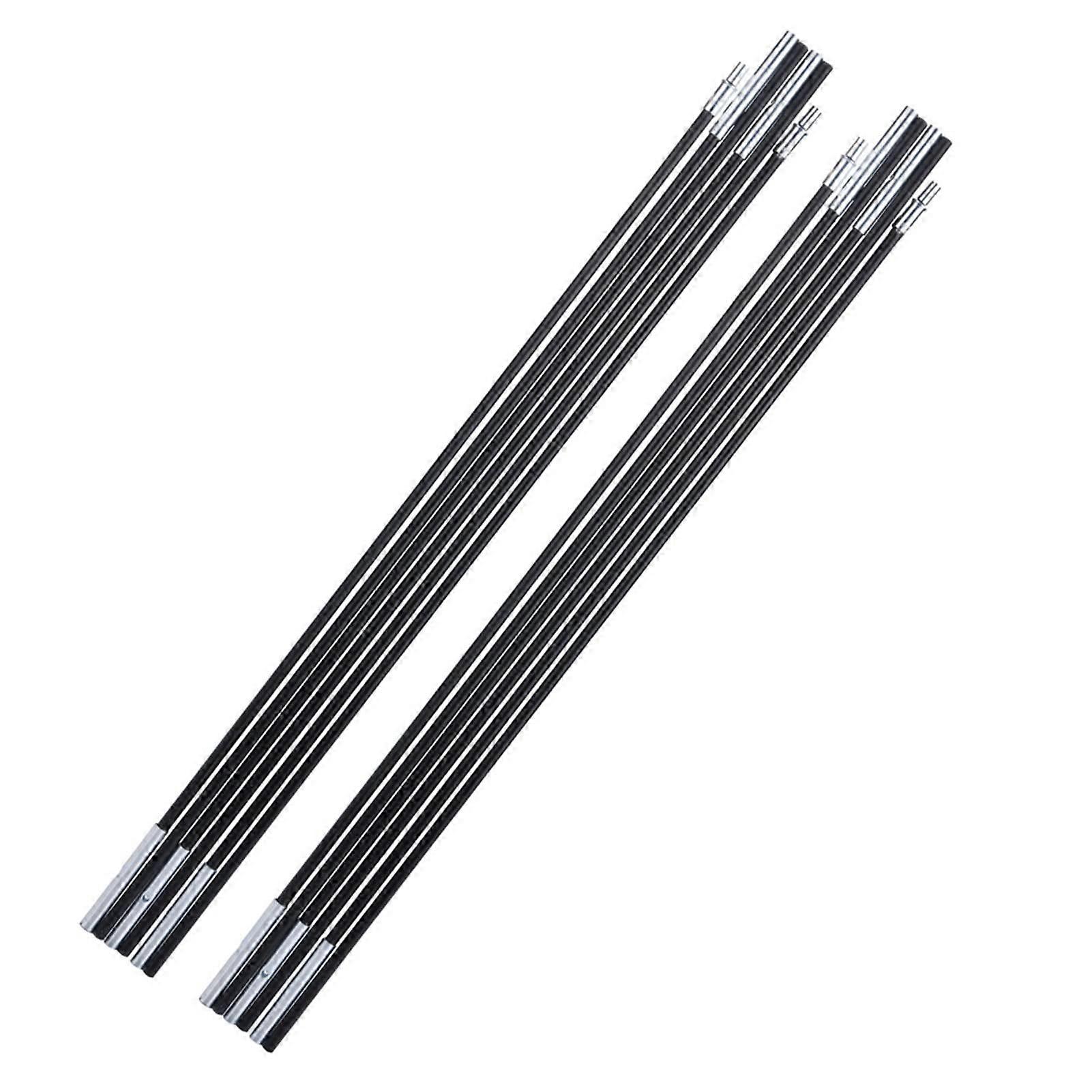 Fiberglass Tent Pole Rustproof Foldable Retractable Heat Resistant Awning Support Rod for Camping