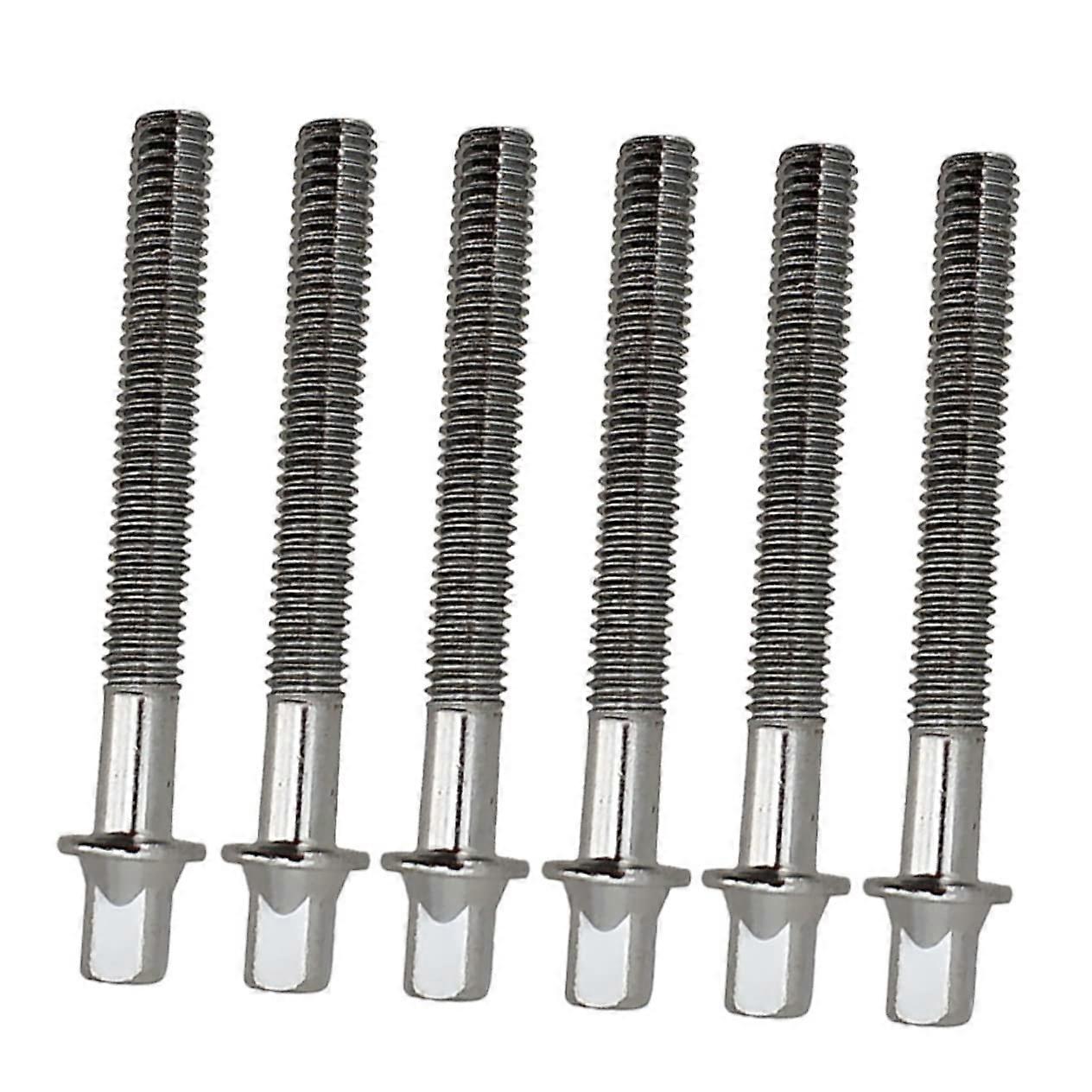 6 Pack Drum Lug Screws with Washers for Stable Tuning and Easy Installation Replacement Set