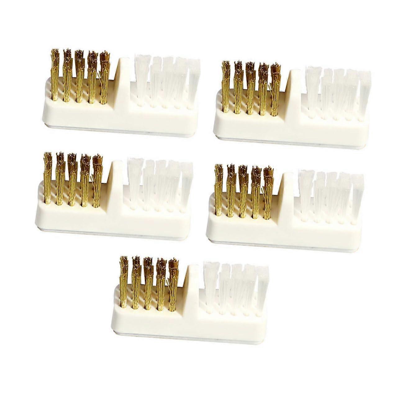 5pcs Nail Drill Bit Cleaning Brush Set for Quick Dust Removal and Easy Tool Maintenance
