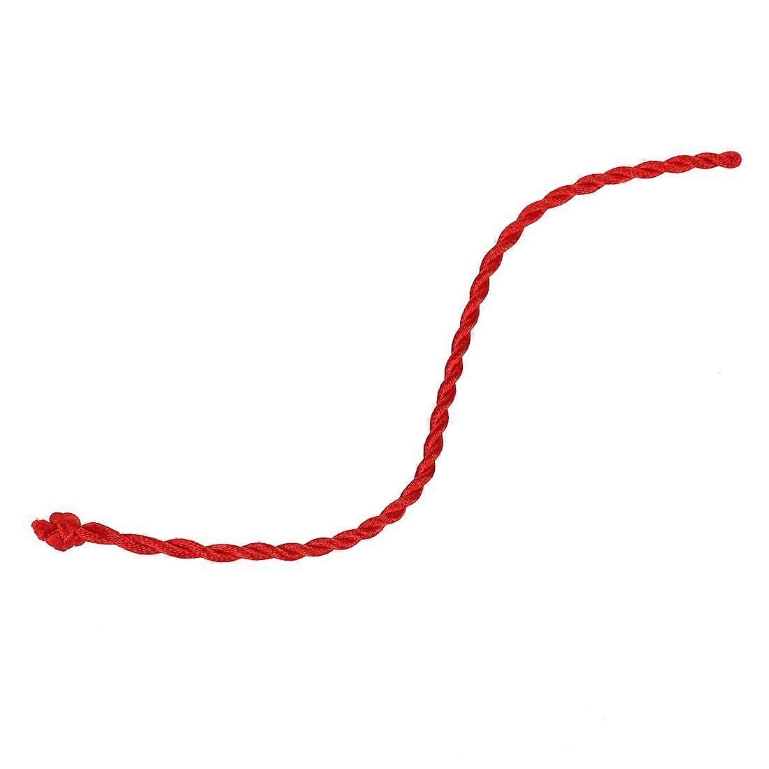 30 Pcs Red Nylon Strand Braiding String Ankle Bracelet Rope