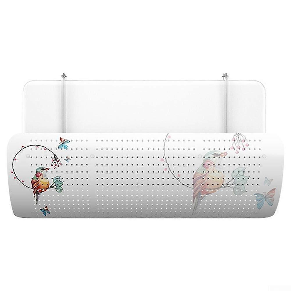 Adjustable Wall Mounted Air Conditioner Deflector for Even Air Distribution and Moisture Protection