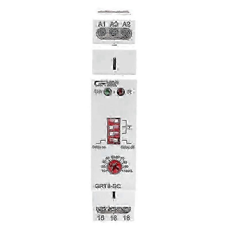 AC230V timer relay GEYA GRT8-EC 10A on delay off delay