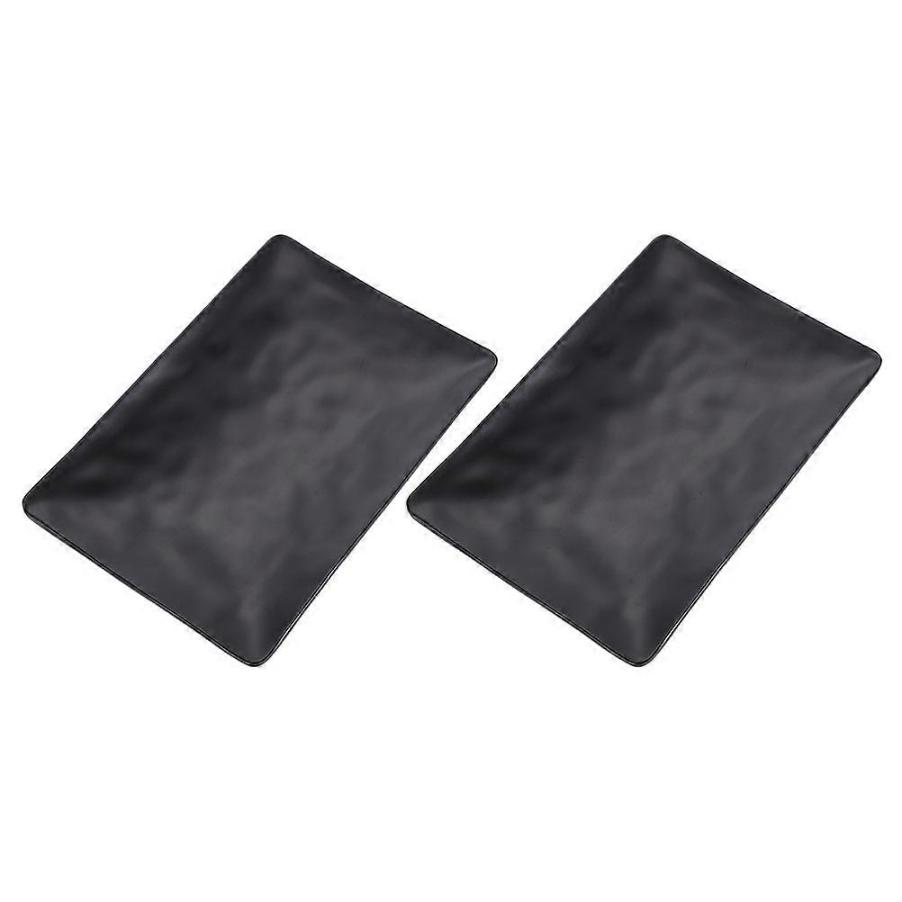 Restaurant Sushi Plate Kebab Serving Dish for Storage 2Pcs Pack