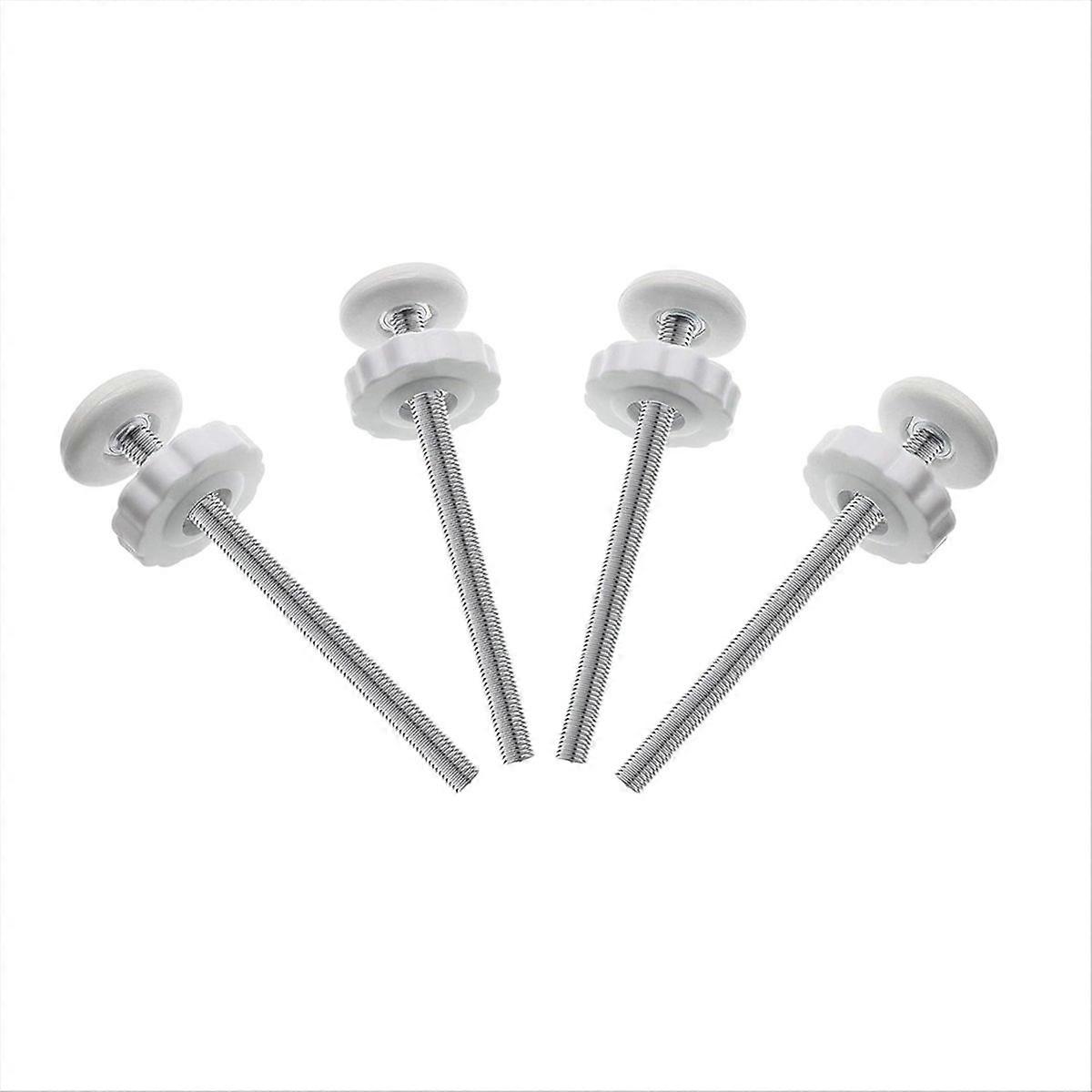4Pcs Universal Baby Gate Threaded Spindle Rod, M8 Replacement A