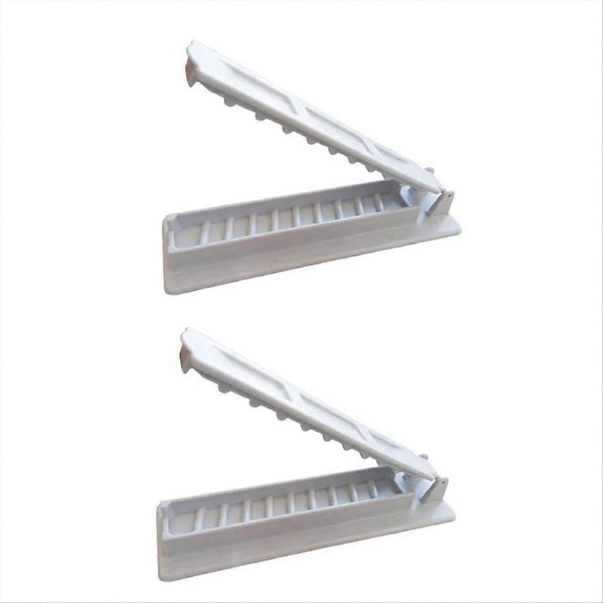 2Pcs Kebab Maker BBQ Meat Skewer Machine,White