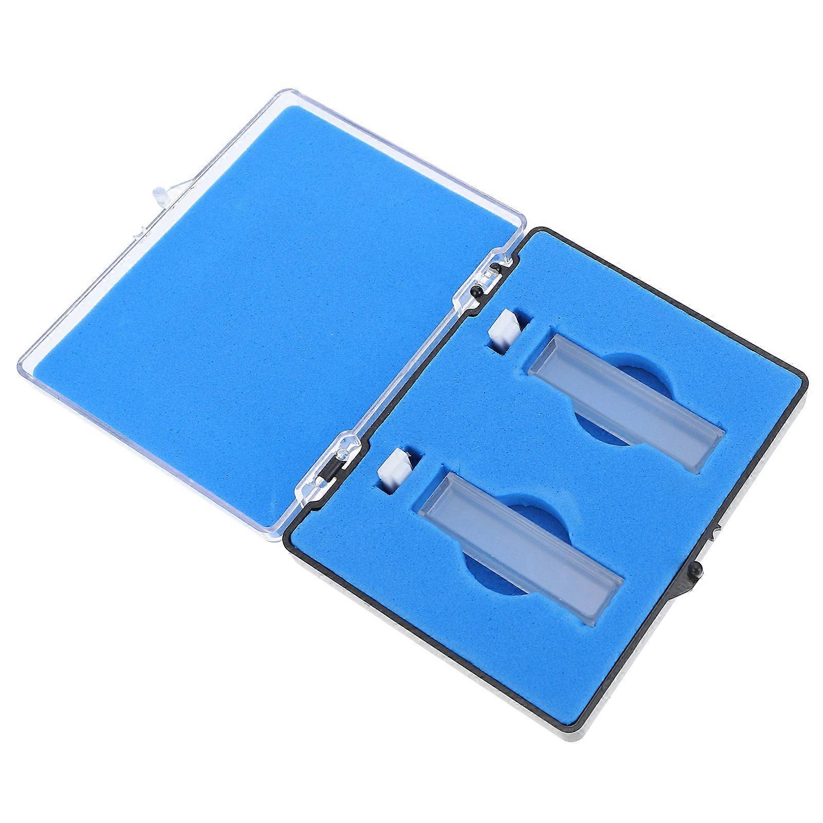 Quartz Glass Cuvette for Spectrophotometer Use 2Pcs Practical Laboratory Tool