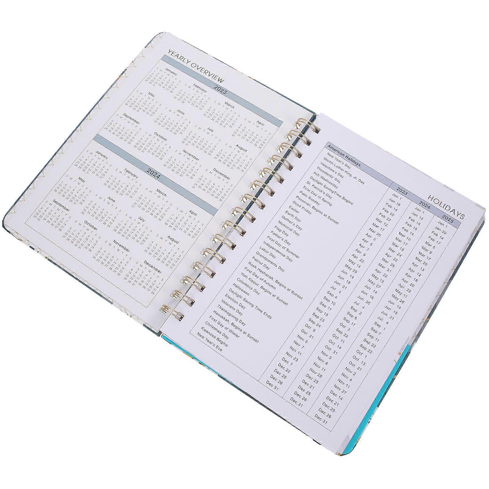 Planner Book Portable for Office 5Pcs Multi Function Student Organizer