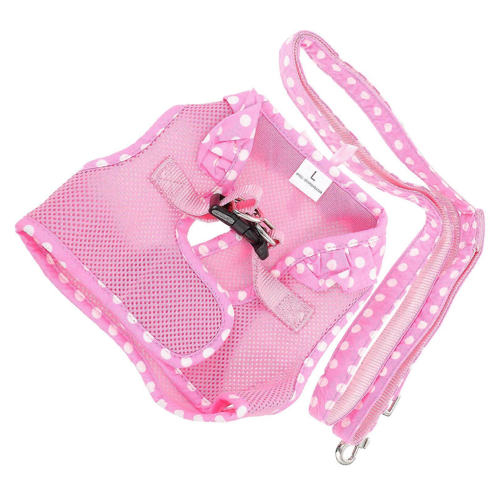 Pet Harness Durable Dog Leash for Pulling Rope 2Sets with Comfortable Mesh