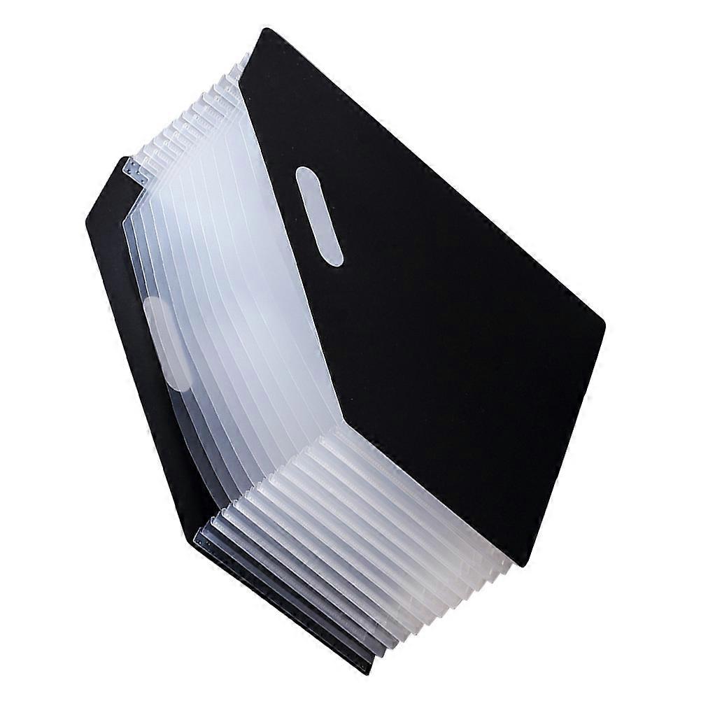 Expanding File Holder for Storage Use Plastic Material Multi-Layer File Stand