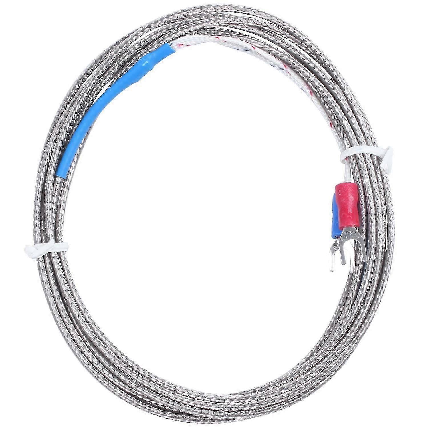 9mm x 5mm Probe Ring K Type Thermocouple Temperature Sensor 2M 6.6Ft