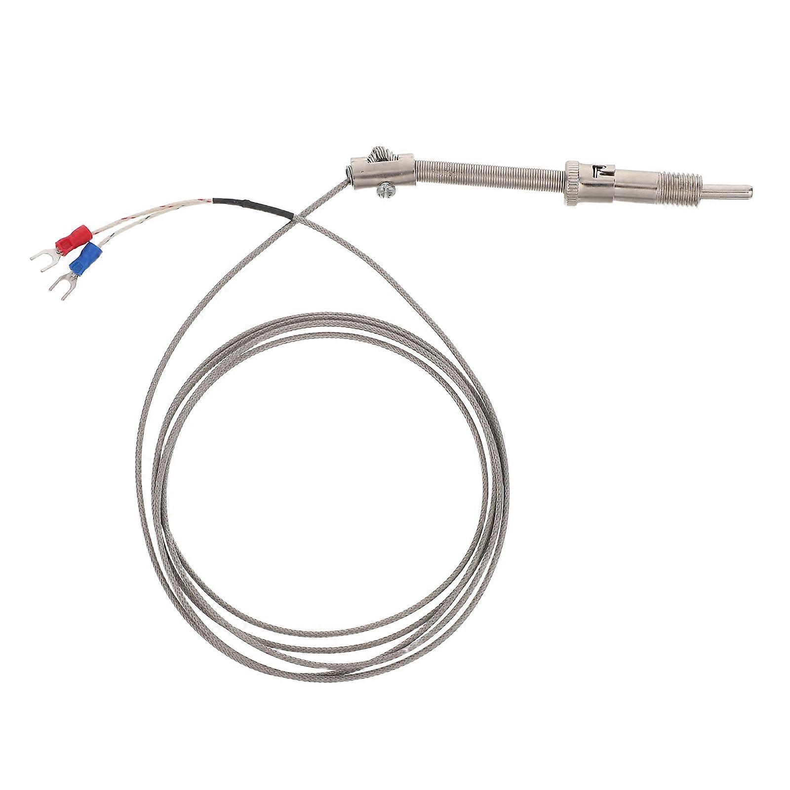 Adjustable Temperature Sensor Cable Stainless Probe for Measuring 2M