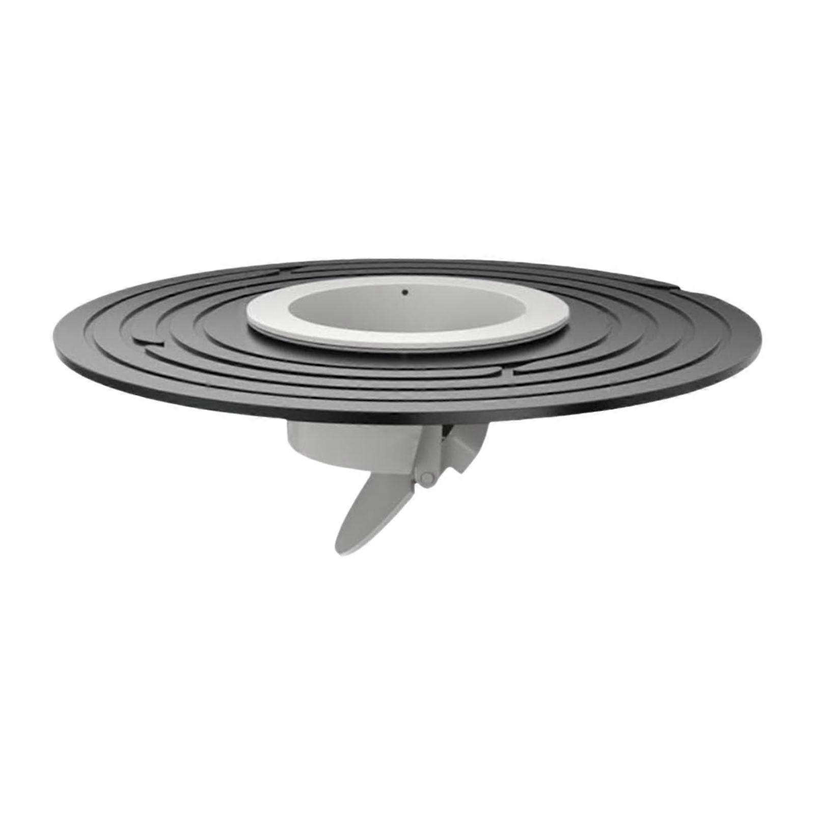 Floor Drain Core Hair Catcher Oderproof Shower Drain Plug with Reducer Rings for