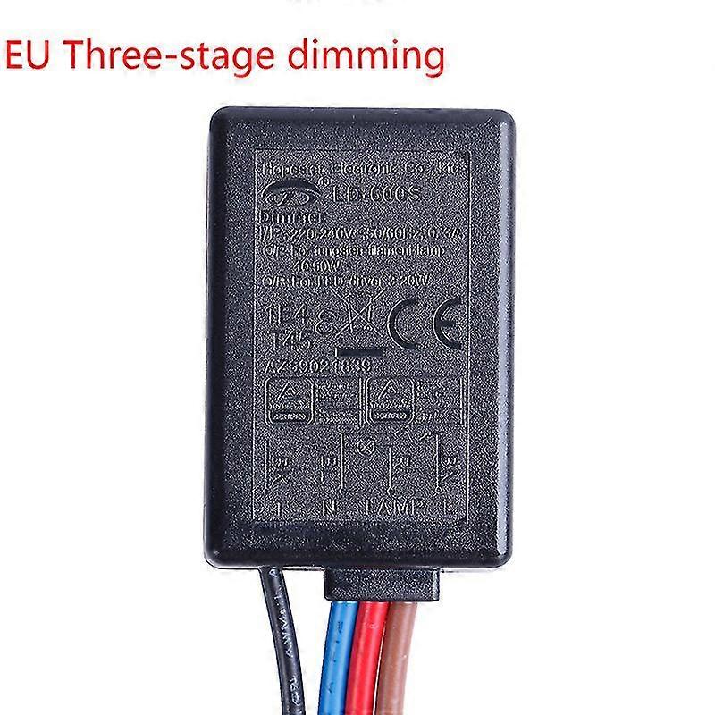 3-Way Touch Dimmer Switch with On/Off Function for US/EU Standards