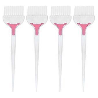 4 piezas de herramientas para colorear tintes para el cabello Pincel para teñir el cabello de barbería Juego de pinceles para mascarillas faciales
