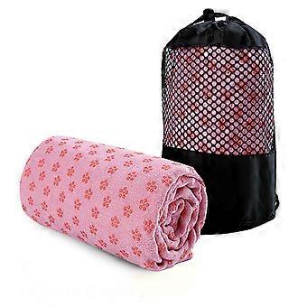 Non Slip Hot Yoga Towel Pilates Mat Yoga Blanket Sweat Absorbent Portable Fitness Meditation Mat Sports Workout Travel Blanket
